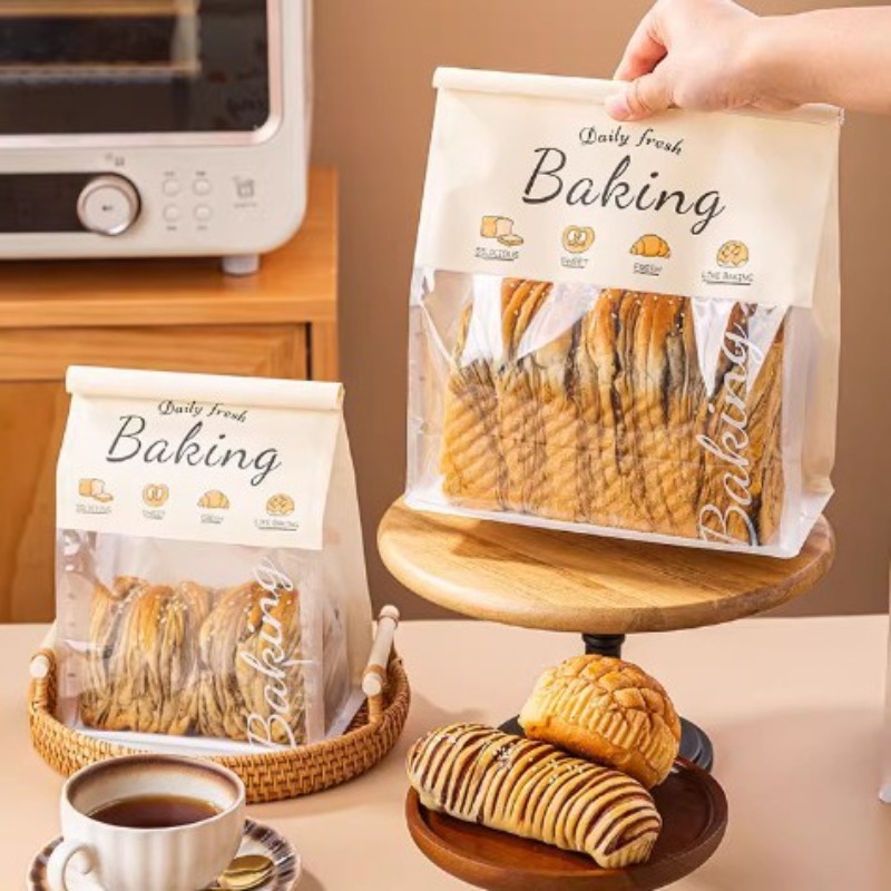 Food Day Snacks - Fırın Ürünleri İçin Ambalaj Poşeti, Kendinden