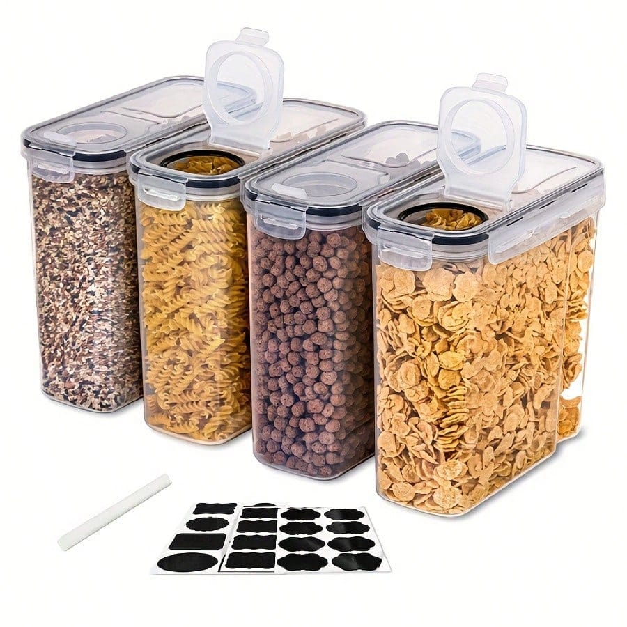 Food Snacks Wholesale - 4'lü Paket, Hava Geçirmez Tahıl ve