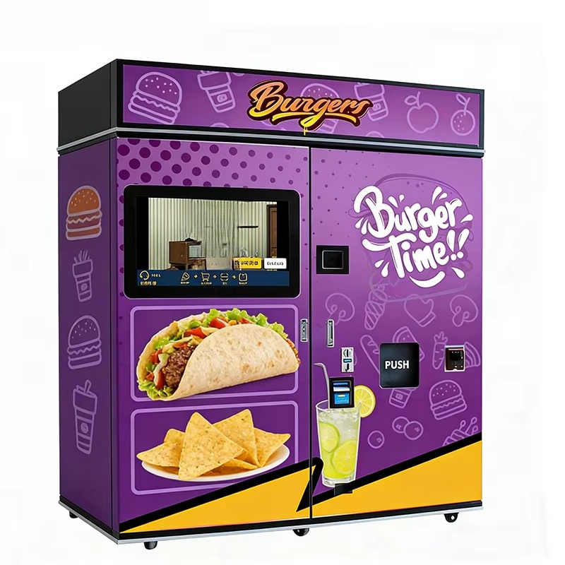 Food With Snacks - Özelleştirilmiş Fast Food Otomatı Mikrodalga Fırın