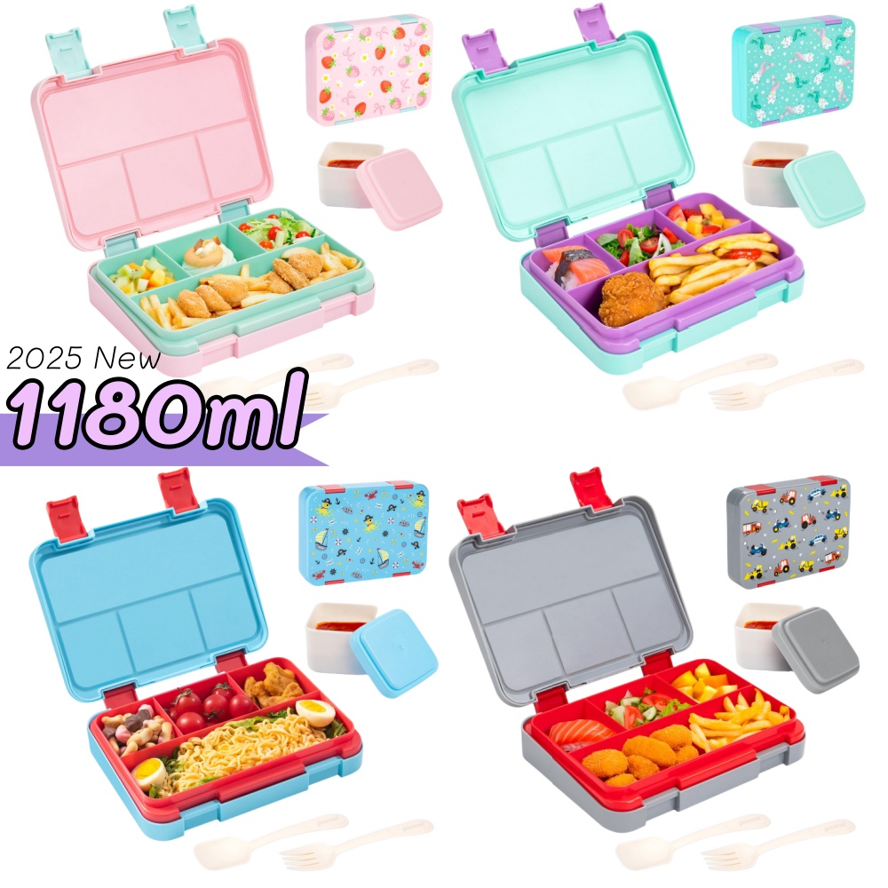 Food Snacks Wholesale - 40 oz Karikatür Desen Bento yemek