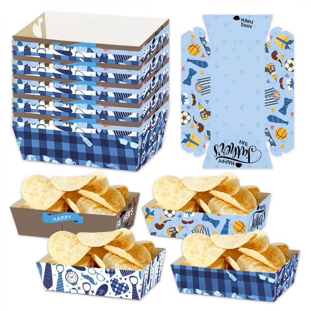 Food Day Snacks - Babalar Günü Kutlaması için Kağıt Atıştırmalık
