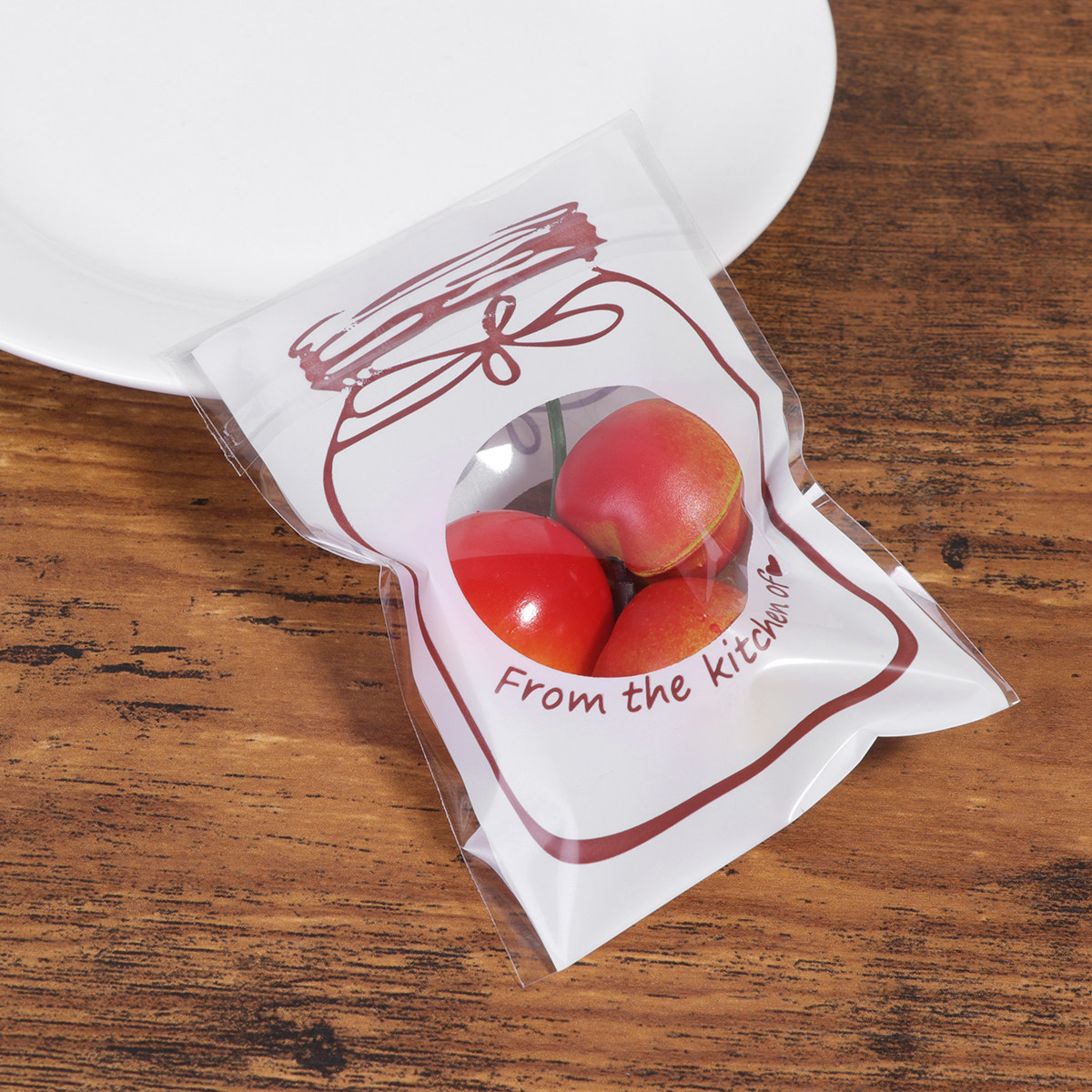 Food Snacks Packaging - 300 Adet Gıda Sınıfı Plastik Poşet,