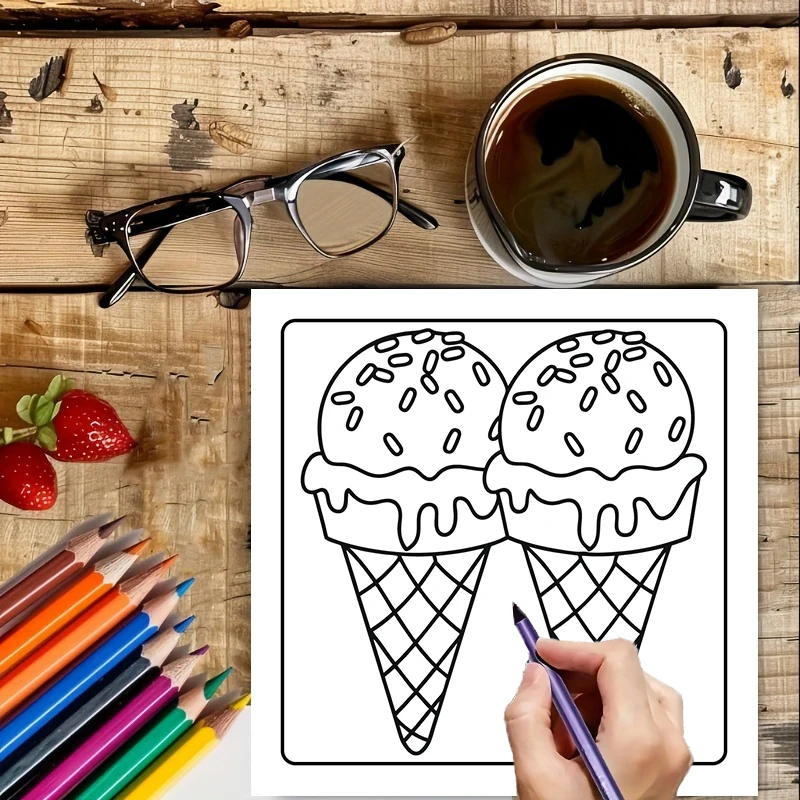 Yetişkinler için Boyama Kitabı - Food And Snacks Coloring Book incelemesi ve fiyatı