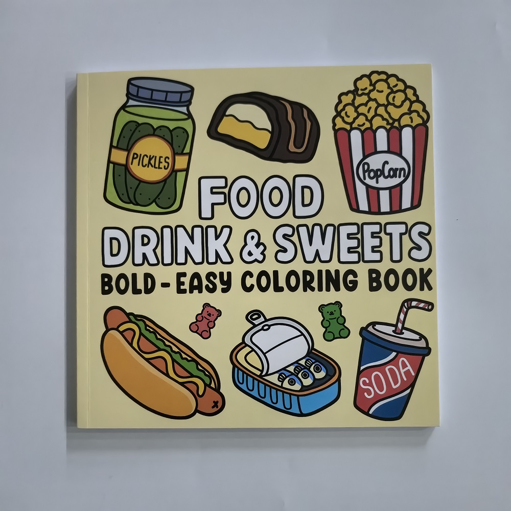 Yiyecekler İçecekler Tatlılar  - Food And Snacks Coloring Book incelemesi ve fiyatı