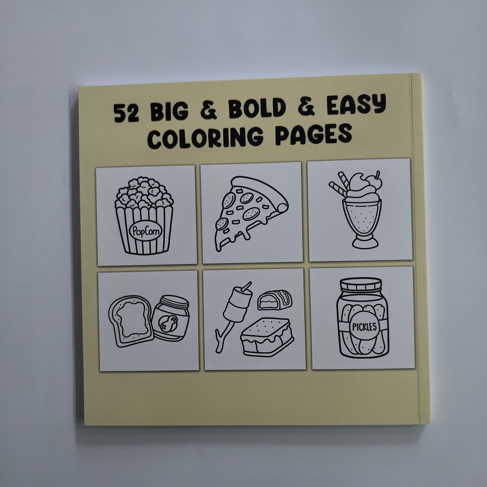 Yiyecekler İçecekler Tatlılar  - Food And Snacks Coloring Book incelemesi ve fiyatı