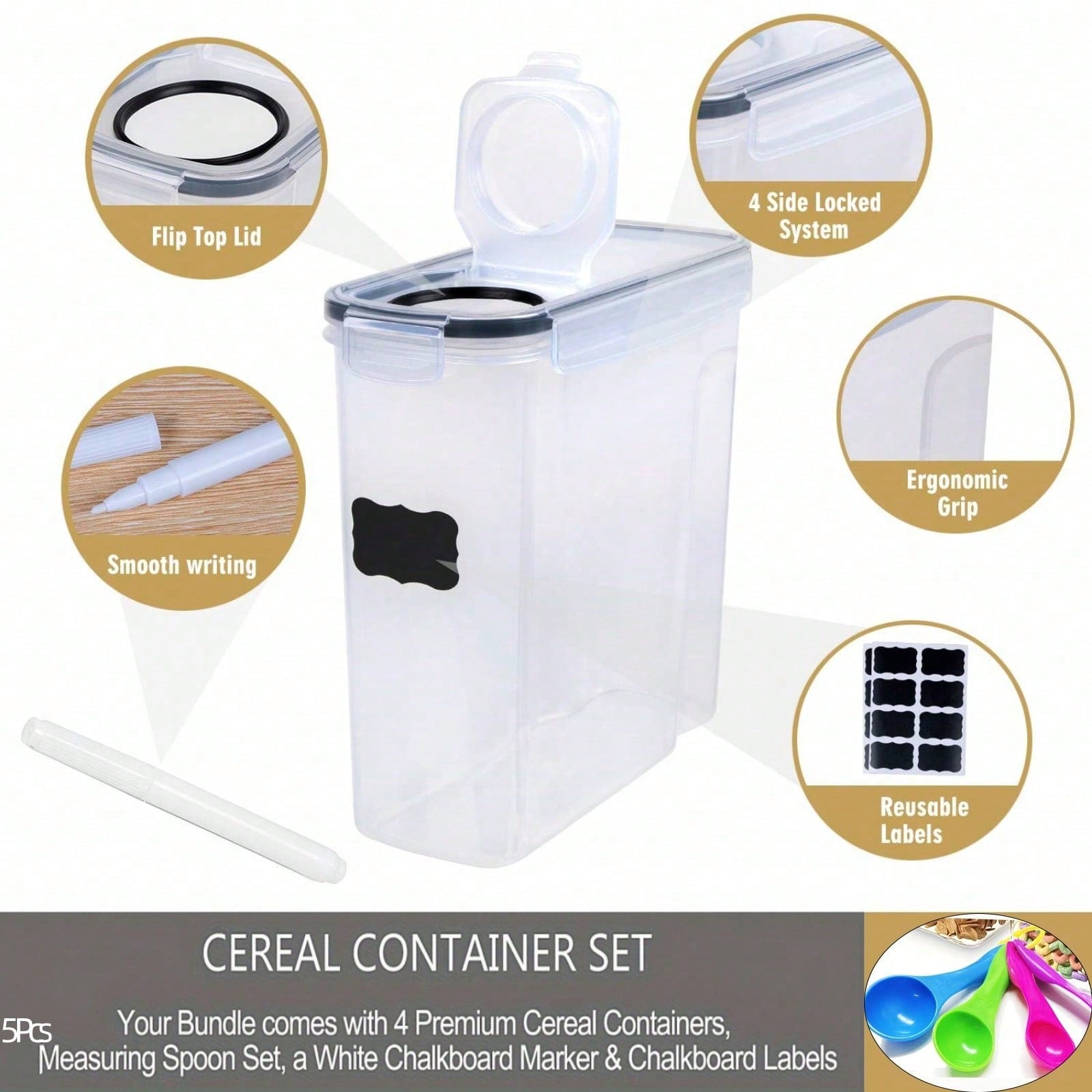 4'lü Paket, Hava Geçirmez Tahı - Food Snacks Wholesale incelemesi ve fiyatı