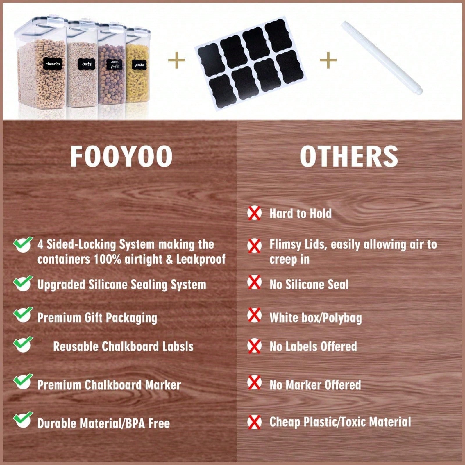 4'lü Paket, Hava Geçirmez Tahı - Food Snacks Wholesale incelemesi ve fiyatı