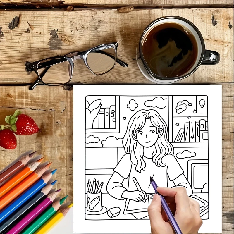 28 Sayfa Yetişkinler İçin Raha - Food And Snacks Coloring Book incelemesi ve fiyatı