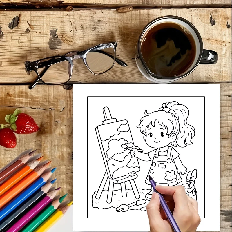 28 Sayfa Yetişkinler İçin Raha - Food And Snacks Coloring Book incelemesi ve fiyatı