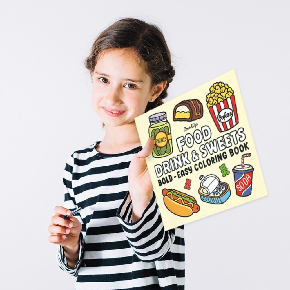 Kızlar İçin Yatıştırıcı Boyama - Food And Snacks Coloring Book incelemesi ve fiyatı