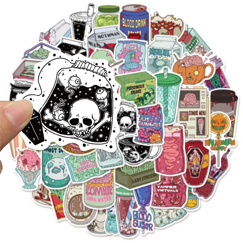 50 Adet Zombi Yemek Çıkartması - Zombie Snacks incelemesi ve fiyatı