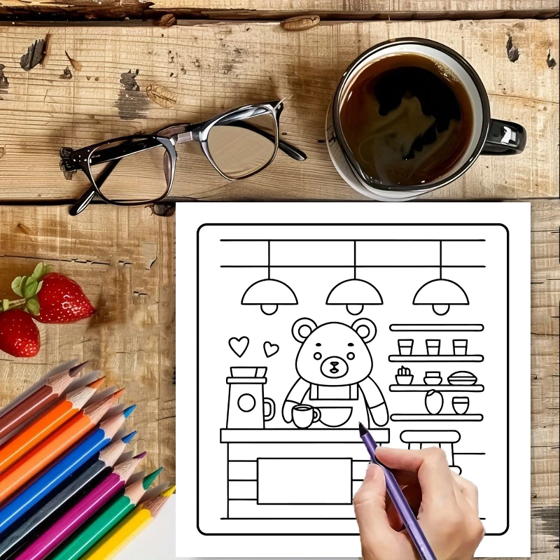 Yetişkinler için Boyama Kitabı - Food And Snacks Coloring Book incelemesi ve fiyatı