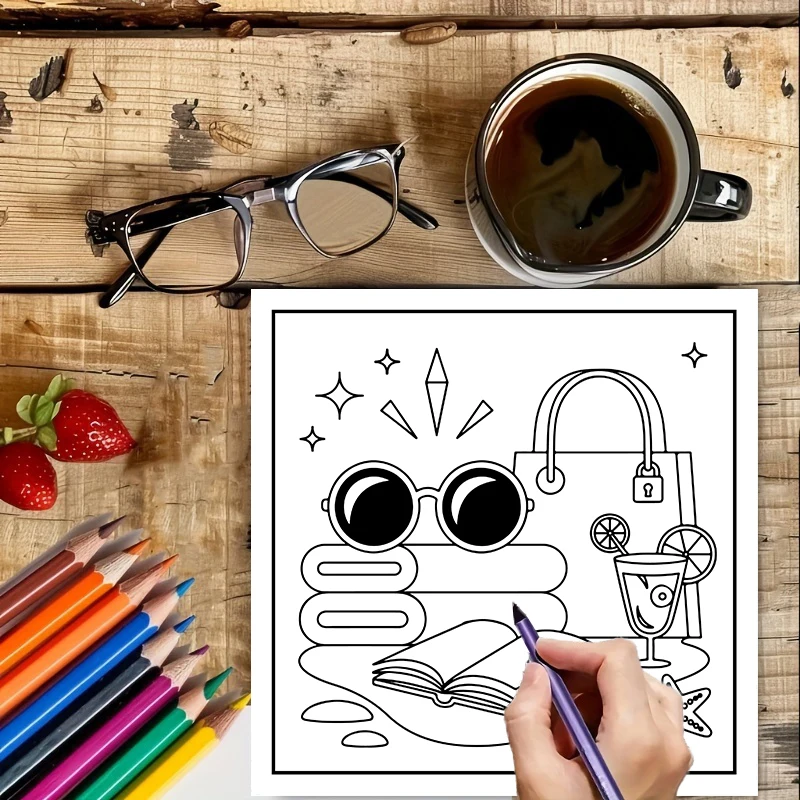 Yetişkinler için Yaz Eğlencesi - Food And Snacks Coloring Book incelemesi ve fiyatı